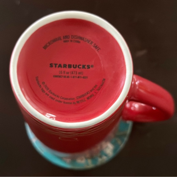 ⚡️Home⚡️ Starbucks 2020 Tall Red Holiday Mug 16 oz - Picture 6 of 6